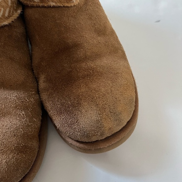 Ugg Classic Mini Idyllwild Chestnut Spotted Boots Size 8 - Picture 2 of 10